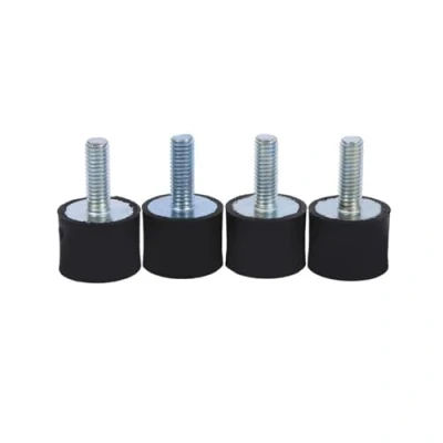 Immagine di Supporti in Gomma Jadeshay Antivibrazione M6 / M8 Maschio Femmina Ammortizzatore Anti Vibrazioni Silent Block Antivibranti Ammortizzatore, 4Pcs (Edizione : M6)