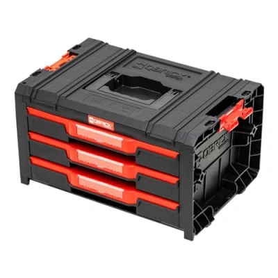 Immagine di Qbrick Pro Drawer 3 cassetta degli attrezzi modulare con cassetti, 45 x 32 24,5 cm
