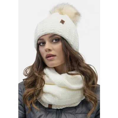Immagine di Vivisence LOOP SET Sciarpa, Donna, Taglia: One Size, Ecru