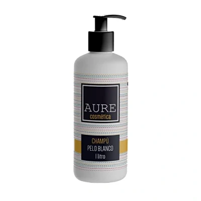 Immagine di Aure Shampoo per Animali Domestici con Pelo Bianco Sbroglia e Fornisce Morbidezza Rafforza Brillantezza Facile Semplice da Applicare 1 L