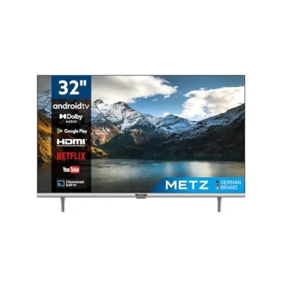 Immagine di Metz Smart TV, Serie MTC6110, 32&quot; (81 cm), HD LED, Wi Fi, Android HDMI,ARC, USB, Slot CI+, Dolby Digital, DVB C/T2/S2, Schermo senza bordi, Nero