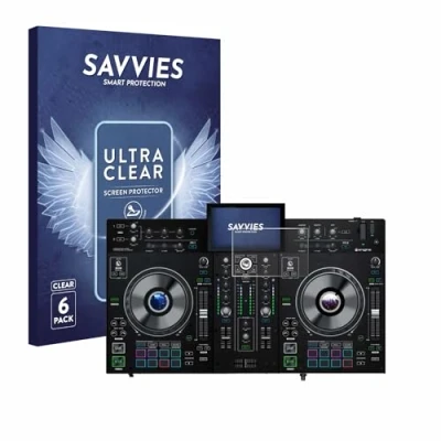 Immagine di savvies (6 Pezzi Pellicola Protettiva per Denon DJ Prime 2 Protezione Schermo Trasparente