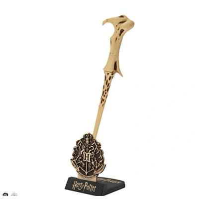 Immagine di Cinereplicas Harry Potter Penna bacchetta Voldemort con supporto e segnalibro lenticolare Licenza ufficiale