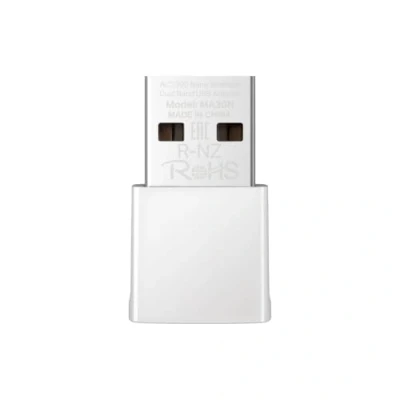 Immagine di Mercusys AC1300 Nano Wireless Dual Band Adattatore USB, Plug &amp; Play, Size, WPA3 Security, Compatibile con Windows 11/10 (MA30N)