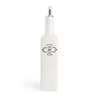 Immagine di Excelsa Fine Quality Oliera con Beccuccio Versatore, Ceramica, Bianco Avorio, capacità: ml.500