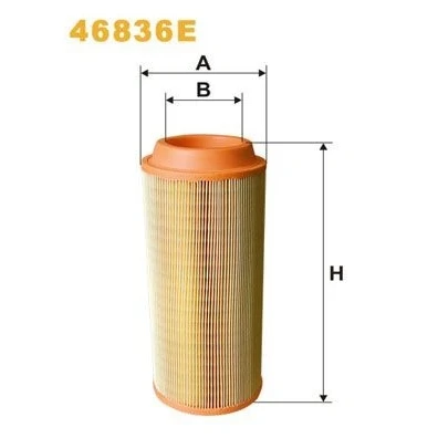Immagine di WIX FILTERS 46836E filtro aria 360 149 Cartuccia