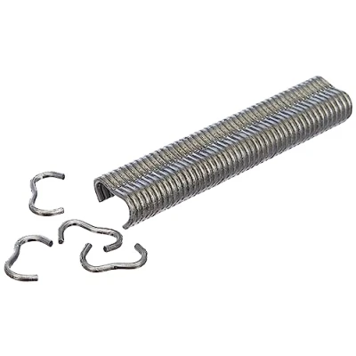 Immagine di Alberts 531188 Clip in Filo Metallico, zincato, Larghezza 22 mm, Set da 800