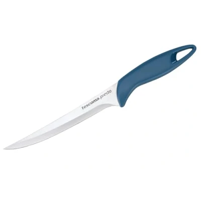 Immagine di Tescoma 863025 Presto Coltello Disossatore, Acciaio Inossidabile, Blu, 18 cm, 1 Pezzo