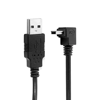 Immagine di Chenyang cavo mini USB 2.0 tipo B ad angolo di 90 gradi, 5 pin maschio a maschio, 0,5m