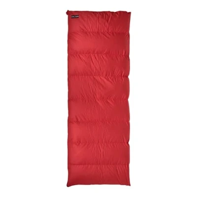 Immagine di Lowland Outdoor Companion Economy Sacco a pelo in piuma, 210 x 80 cm, colore rosso