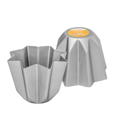 Immagine di Decora Stampo Pandoro in Alluminio Anodizzato, 750g, Argento