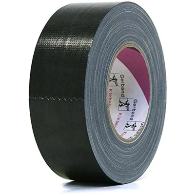 Immagine di Gerband 250 25000069 Nastro in tessuto, 50 mm x m, 1 rotolo, colore: Nero