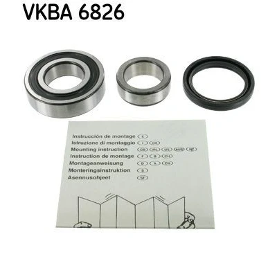 Immagine di SKF VKBA 6826 Kit cuscinetto ruota con guarnizione ad anello per alberi 62 SUZUKI: IGNIS I, 2, Wagon R+ II Hatchback