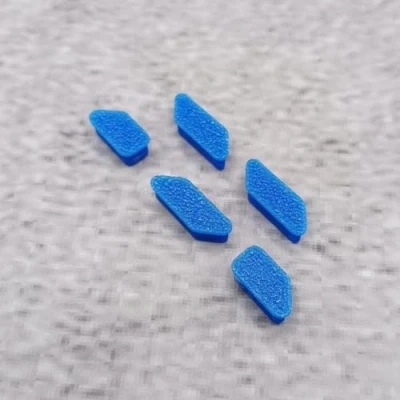 Immagine di ULEIVA Tasti di ricambio 5 X pulsante blu compatibili con Garmin Edge 520 Button GPS bicicletta computer (blu)