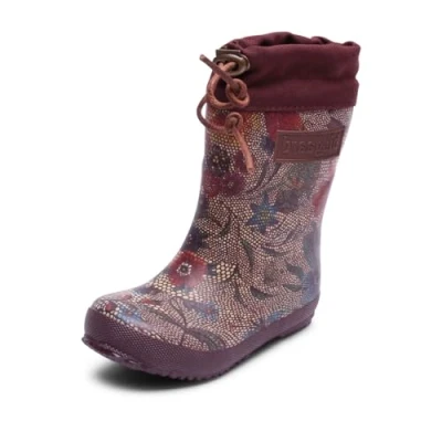 Immagine di Bisgaard Termico, Stivali in Gomma Unisex Bambini, Multicolore Flowers Bordeaux, 20 EU