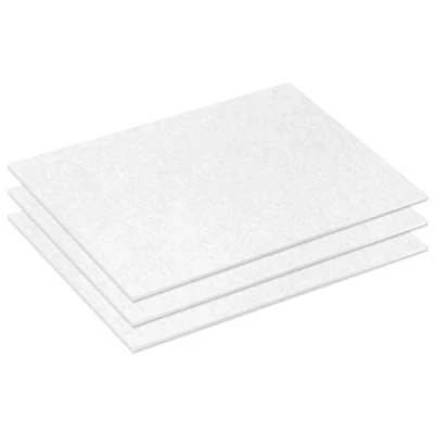 Immagine di McFilter 3 microfiltri universali circa 26 x 15 cm filtro aria motore aspirapolvere bianco