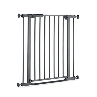 Immagine di hauck Cancelletto di Sicurezza per Bambini Clear Step Autoclose 2 Con Base Ultra Piatta da 75 80cm Chiusura Automatica, Nessun Foro Metallo
