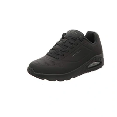 Immagine di Skechers Uno Stand On Air, Scarpe da ginnastica Uomo, Black Durabuck Trim Bbk, 45.5 EU