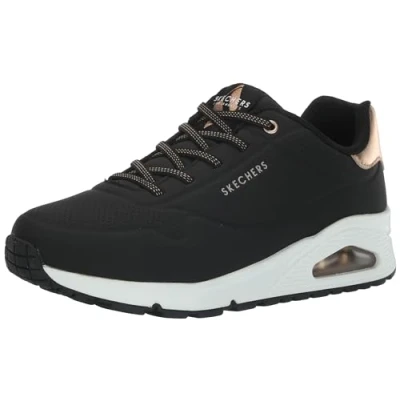 Immagine di Skechers Uno Shimmer Away, Scarpe da Ginnastica Donna, Nero, 40 EU Larga