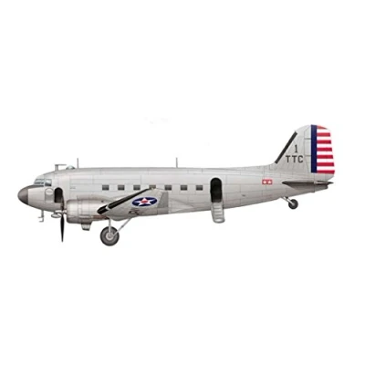 Immagine di Trumpeter 02829 Modellino Aeroplano DC3 Skytrain, in Scala 1:48