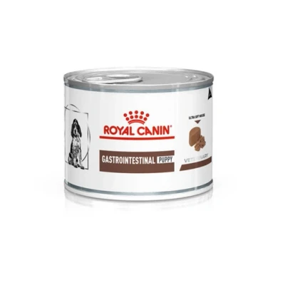 Immagine di Royal Canin Veterinary Gastrointestinal Puppy Ultra Soft Mousse 12 x 195 g Alimento completo Per cuccioli il supporto nei disturbi acuti dell&#039;assorbimento intestinale