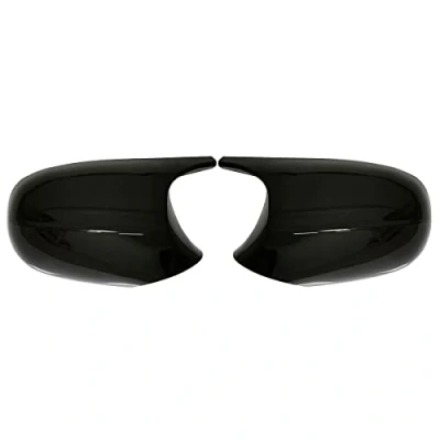 Immagine di KYYET Nero lucido, compatibile con 3 serie E90 E91 2009 2011/ E92 E93 2011 2013 LCI M3 Style Side Wing Mirror Cover Caps
