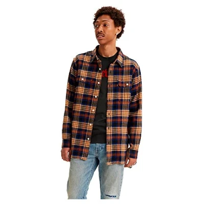 Immagine di Levi&#039;s Jackson Worker Camicia, Uomo, Taglia: XS, Meteorite