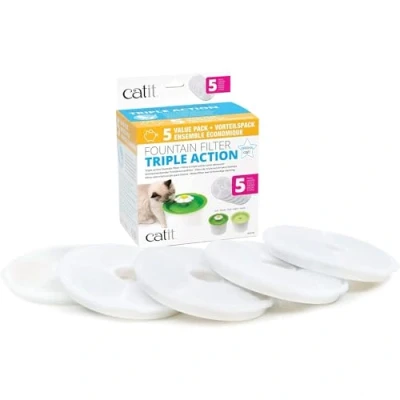 Immagine di Catit Triple Action Set Filtri per Fontanelle 5 Pezzi
