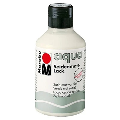 Immagine di Marabu 113713000 Aqua Seta Vernice Opaca, 250 ML, Trasparente