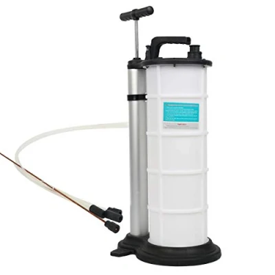Immagine di FreeTec Manual Extractor de Fluido Aceite Vacío Bomba Mano para Transferencia Combustible Gasolina Motor Coche, 9 Litro
