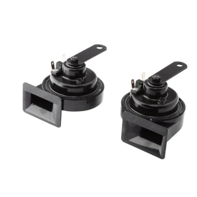 Immagine di HELLA Tromba HEAVY DUTY HORN TE30 SET 24V 110dB(A) 410Hz 510Hz Tono alto/Tono basso elettrico ECE Colore alloggiamento/sede: nero Quantità: 2 3FH 940 800 821