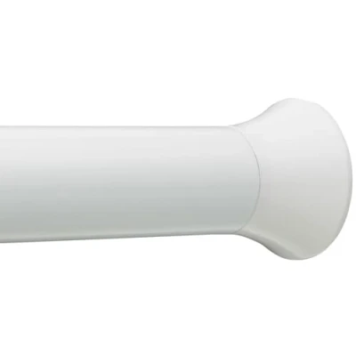 Immagine di Amazon Basics Bastone per tenda da doccia, 137 a 229 cm, bianco