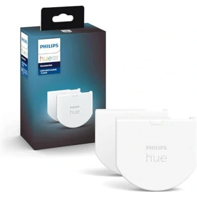Immagine di Philips Lighting Hue Interruttore a parete, Modulo 871951431802100 Wandschalter Modul Doppelpack