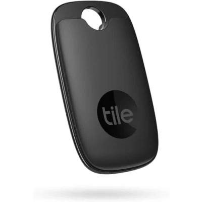 Immagine di Tile Pro (2022) Bluetooth Trova oggetti, 1 Pezzo, Portata di rilevamento 120 m, compatibile con Alexa e Google Smart Home, iOS Android, chiavi, telecomandi altro, Nero
