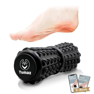 Immagine di Tumaz Rullo Messagio Piedi [Versione Aggiornata con Urto più Profondo] Design Ergonomico Massaggiatore Plantare per Alleviare Fascite Plantare,Dolore dell’Arco,Sindrome del Dolore Miofasciale