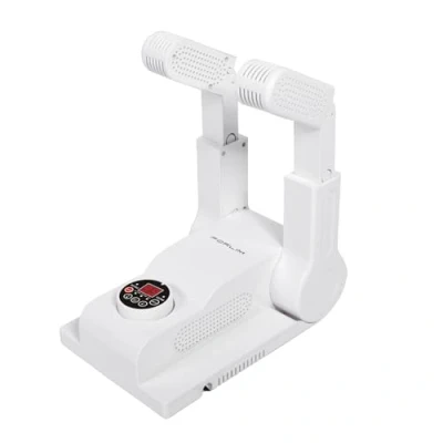 Immagine di FORLIM asciuga stivali per da lavoro, temperatura controllabile, scarpe con timer di ritardo 24 ore, guanti portatile e scaldastivali, design pieghevole, Smart Panel (bianco)