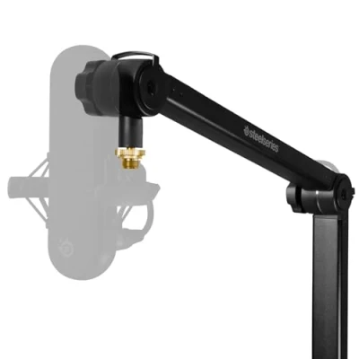 Immagine di SteelSeries braccio pieghevole Per microfono Alias il gaming, lo streaming e podcasting Rotazione a 360 Morsetto da scrivania Design forbice Adattatori 3/8&quot; 5/8&quot;
