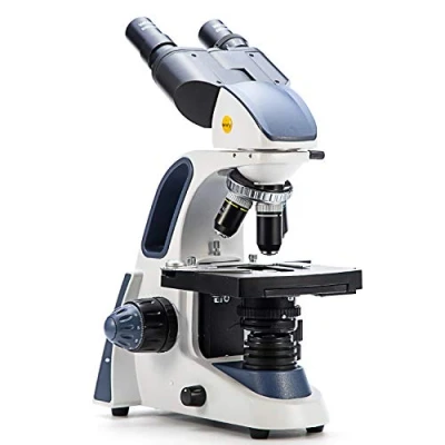 Immagine di SWIFT Microscopio Binoculare Composti SW380B,40X 2500X,Microscopio da Laboratorio a Livello di Ricerca con Oculari Wide field 10X e 25X, Testa Siedentopf