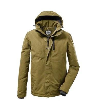 Immagine di killtec Uomo Giacca funzionale con cappuccio zip KOW 161 MN JCKT, blasses oliv, 4XL, 37589 000