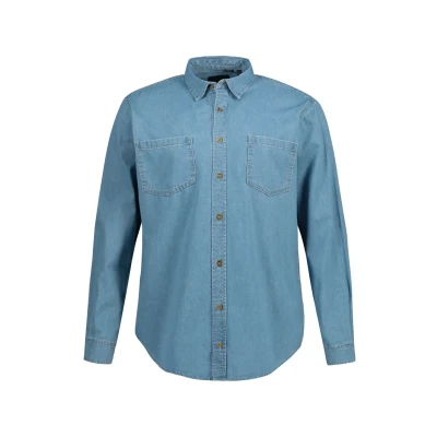 Immagine di JP 1880 Camicia in Denim, MF, Kent, 1/1, Azzurro, XXXXXXXXL Uomo