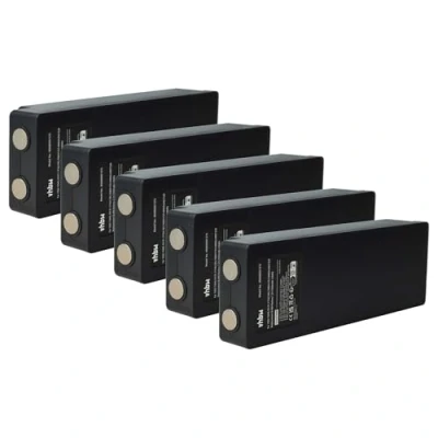 Immagine di vhbw 5x batteria compatibile con Scanreco BS590, 960, 16131, 790, 592, 590, Cifa Radiocomando Industriale, Telecomando (2500mAh, 7,2V, NiMH) Nero