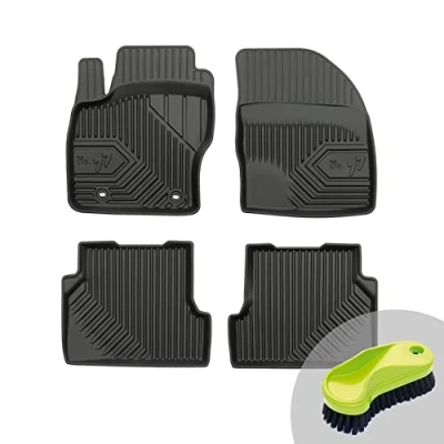 Immagine di FROGUM No.77 Set di tappetini perfettamente su misura per Ford Focus II 2004 2011 Materiale TPE durevole