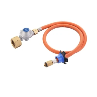 Immagine di Cadac Kit adattatore HP su LP Regolatore Tubo flessibile di pressione del gas Metallo Plastica Alimentazione Accessori per barbecue