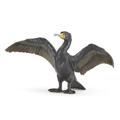Immagine di Papo Cormorano, 56049 LA Vie Sauvage Vita SALVATA Statuetta, Colore Nero Giallo