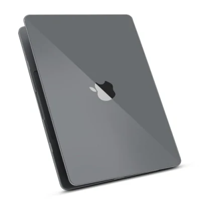 Immagine di ZYB Custodia per 2022 2024 MacBook Air 13,6 Pollici M3 A3113 e M2 A2681, Ultra Sottile Cover Protettiva Plastica Rigida, Cristallo Grigio Scuro