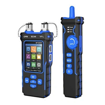 Immagine di NF 8508 9 in 1 Multifunctional Network Cable Tester Optical Wire Tracer Fiber Power Meter NCV Function Li ion Battery USB Charge LED Light