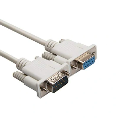 Immagine di Cavo di prolunga seriale DB9 9 pin / RS232 maschio a femmina, lunghezza 5 m