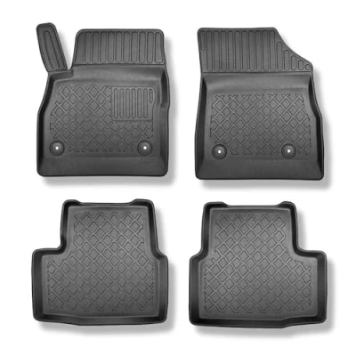 Immagine di Mossa Tappetini auto in TPE compatibili con Opel Astra K Sports Tourer (04.2016 2023) tappeti neri G
