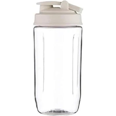 Immagine di BEPER RCOBP630 Set Bicchiere con Tappo per frullatore USB, 400 milliliters, Vetro, Trasparente
