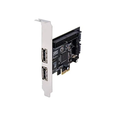 Immagine di Kalea INFORMATIQUE Scheda Controller SATA o eSATA e IDE su Slot PCI Express PCIe 2 Porte (o eSATA) + ATA